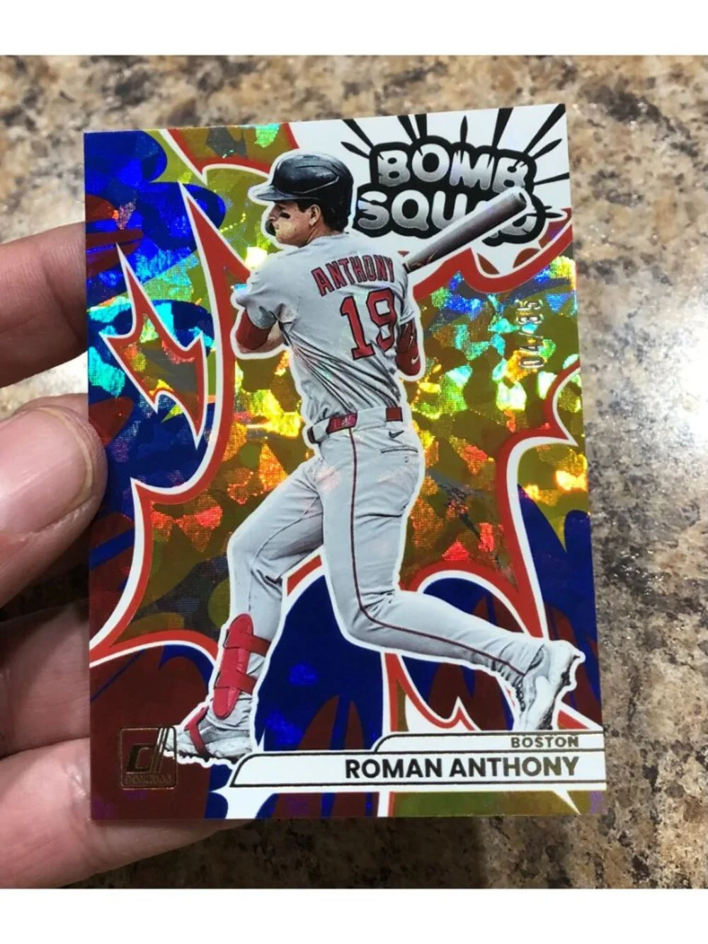 2026 Donruss Roman Anthony Bomb Squad Blue Ice SSP 04/35